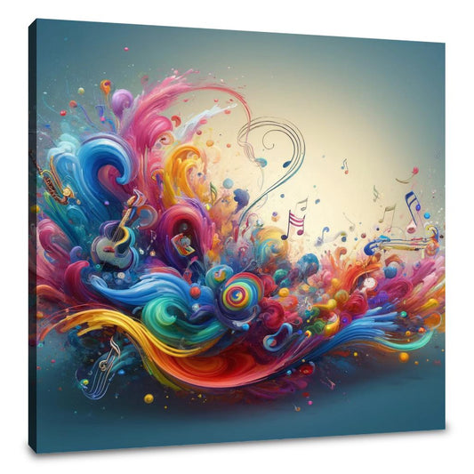 Lively Music Festival Canvas