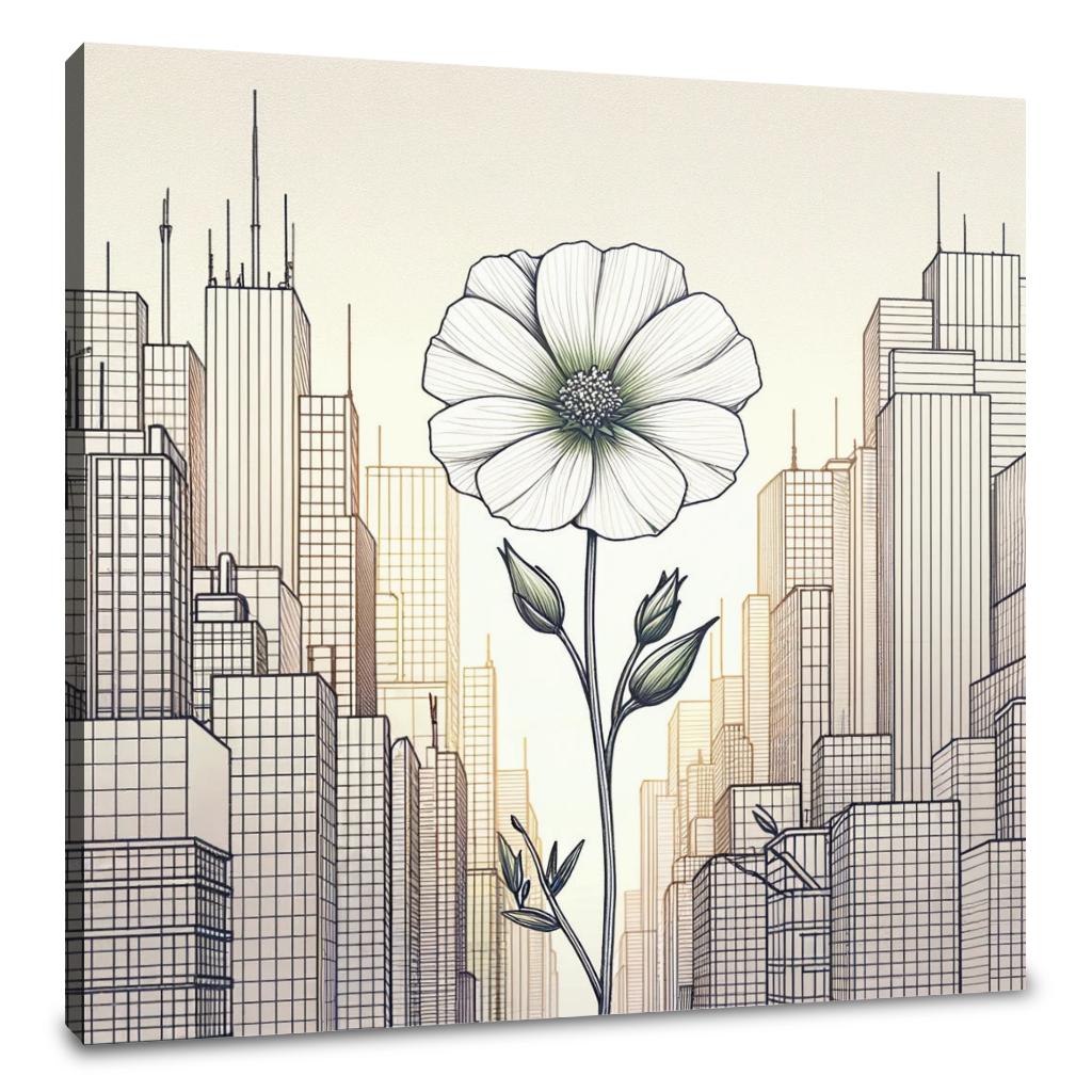 Urban Blossom Canvas