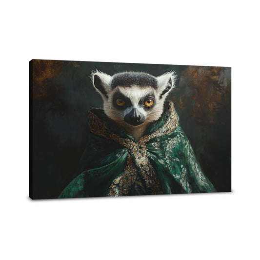 Regal Lemur Canvas