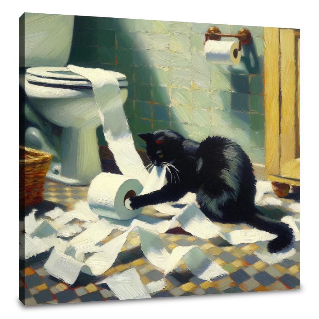Mischief Unrolled Canvas