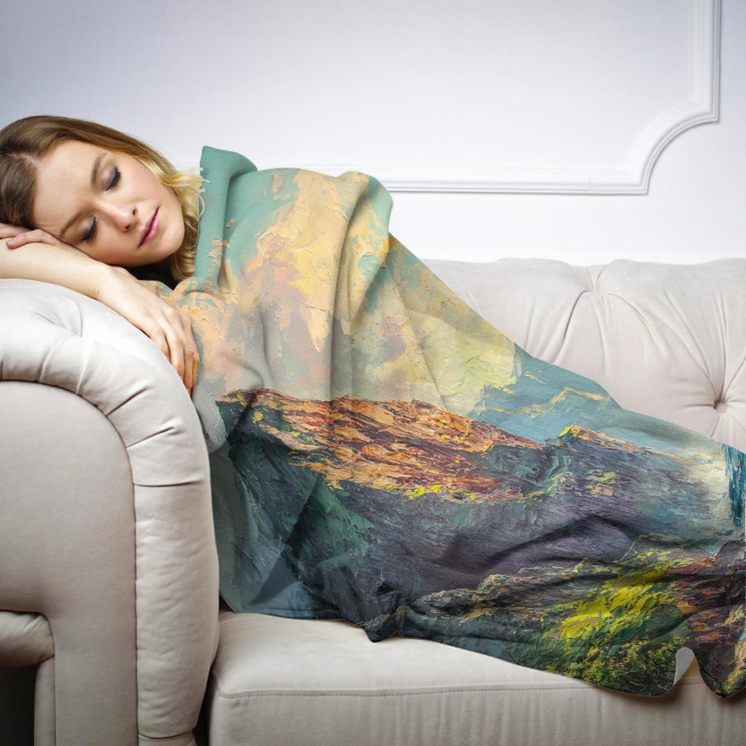 Na Pali Sunset Blanket