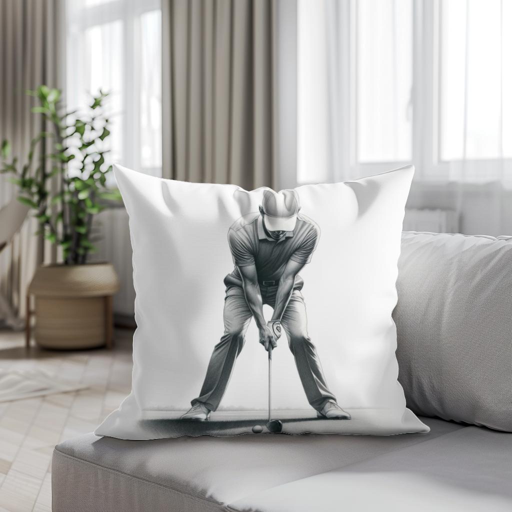 Focused Stance Cotton Cushion