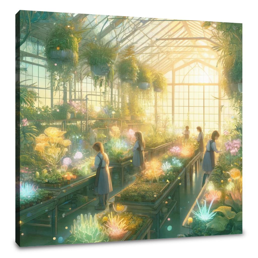 Magical Greenhouse Canvas