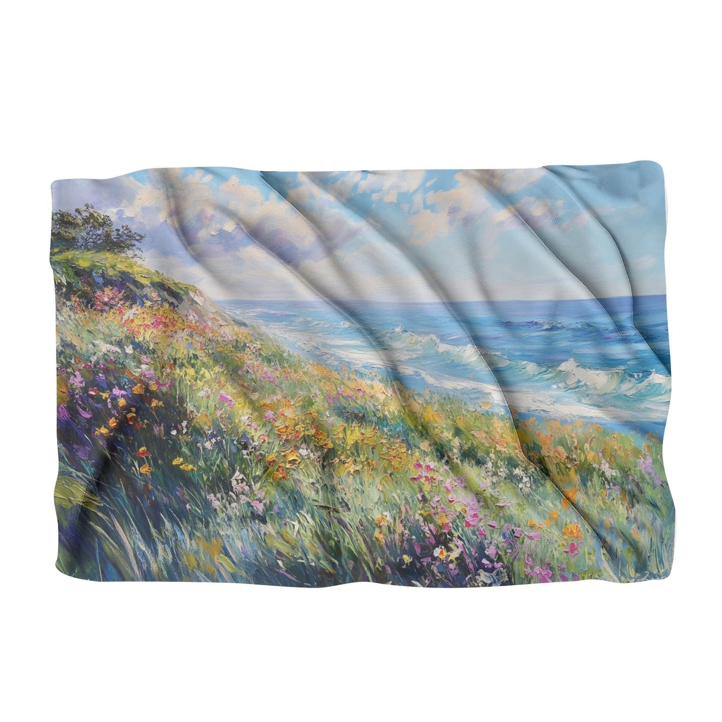 Floral Ocean Blanket