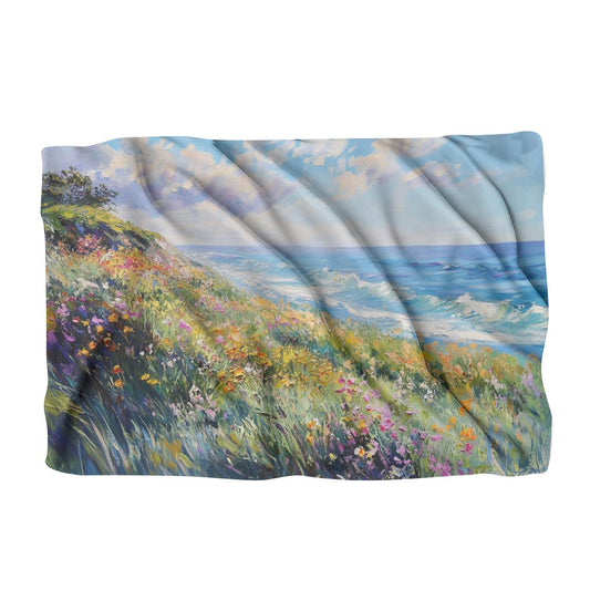 Floral Ocean Blanket