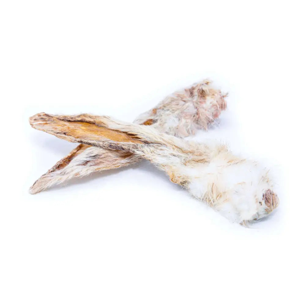 Rabbit Ear with Fur Natural Meat Chew For Dogs
