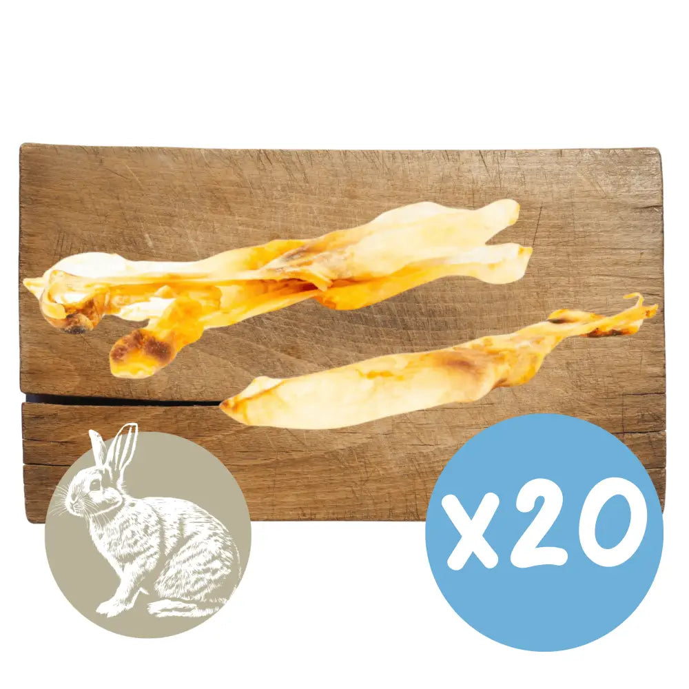 Rabbit Ear without Fur Natural Meat Chew For Dogs
