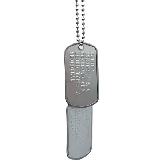 'RAIDEN' Military U.S DOG TAGS Necklace Cosplay Pendant Gaming Collector Inspired