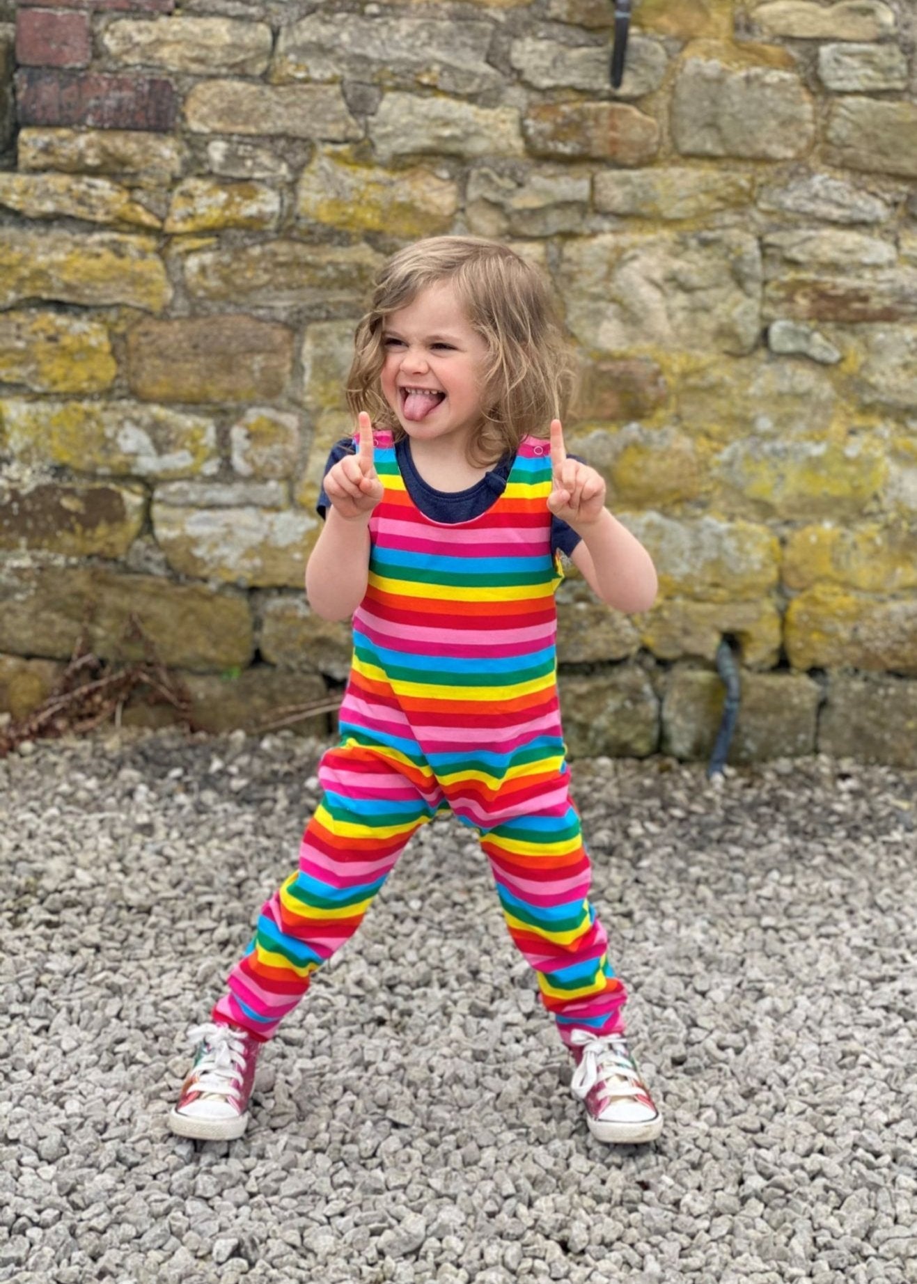 Rainbow Kid Dungarees