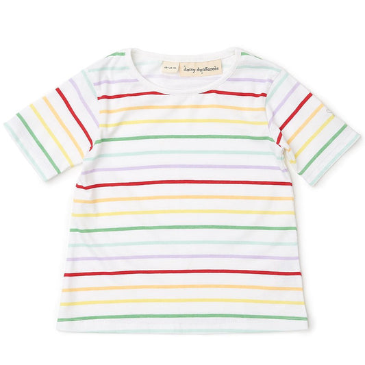 Rainbow Breton Stripe Summer T-Shirt