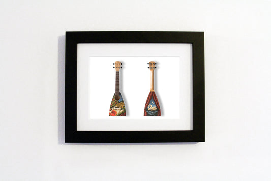 Ramiro Fernandez Saus - A6 Art on a Ukulele Print