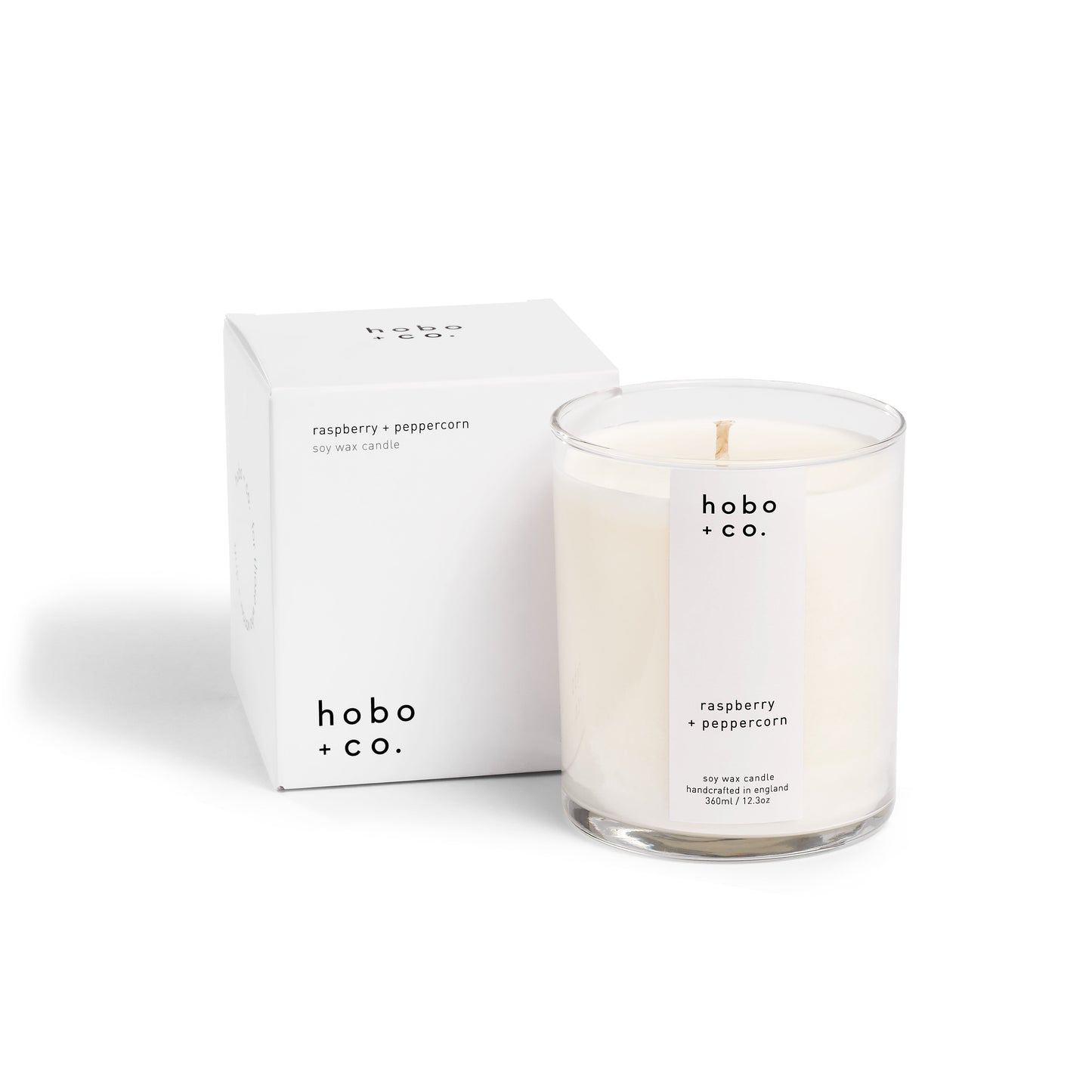 Large Raspberry and Peppercorn Candle