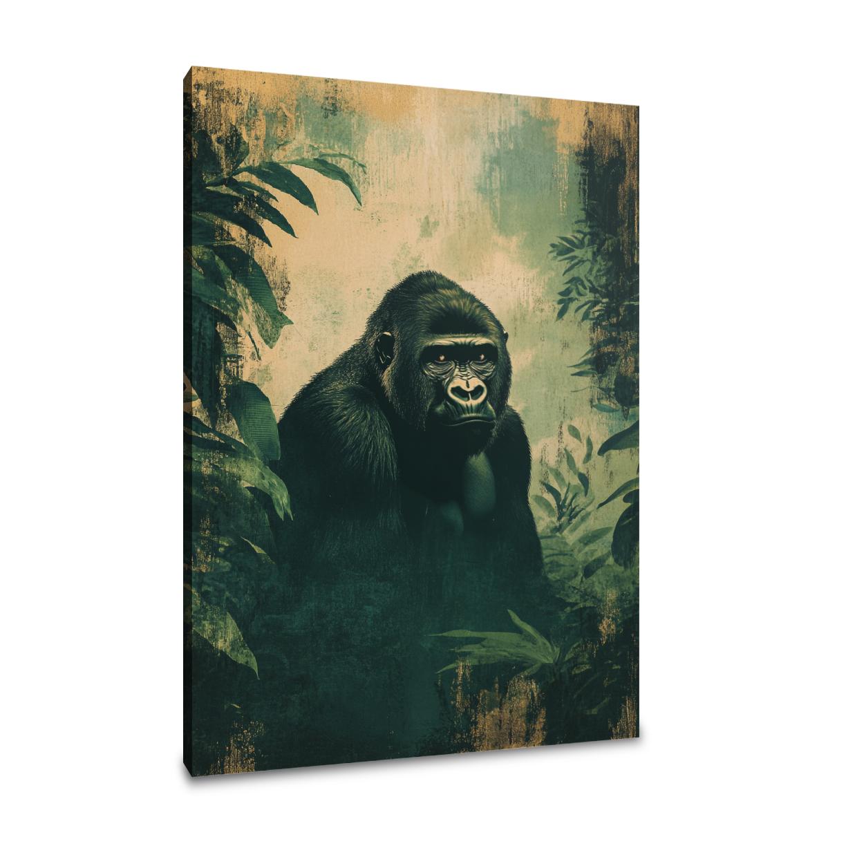 Gorilla Gaze Canvas