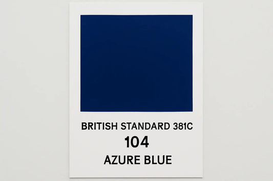 British Standard 381C 104	Azure blue 400ml Aerosol Available in any Finish