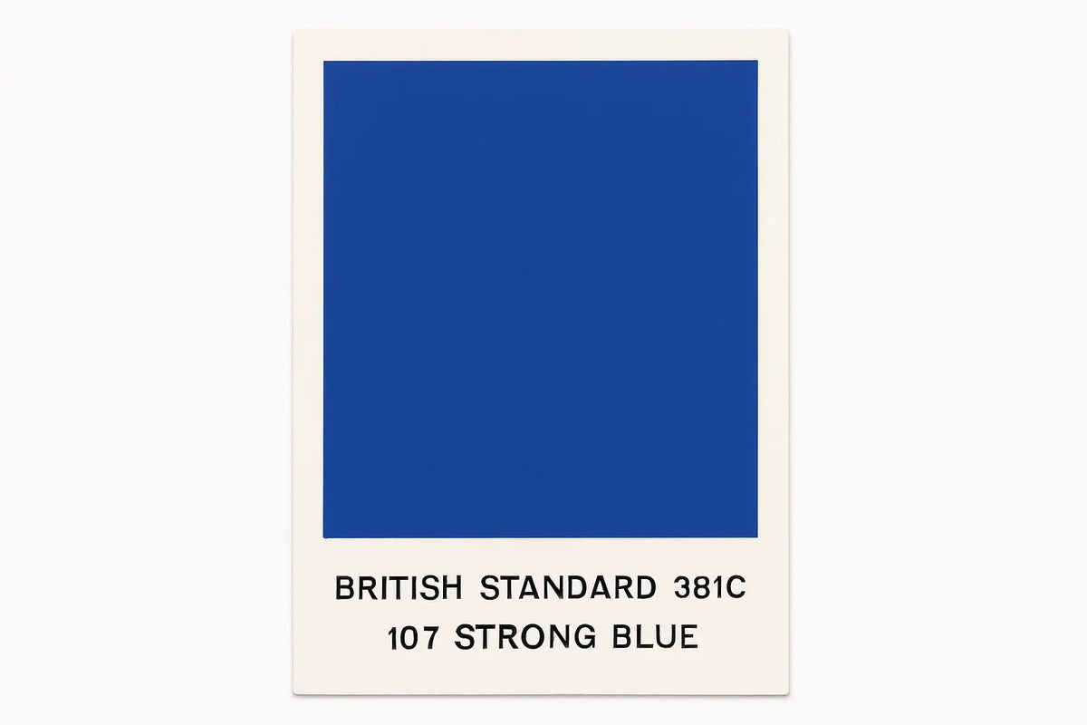 British Standard  381C 107	Strong blue 400ml Aerosol Available in any Finish