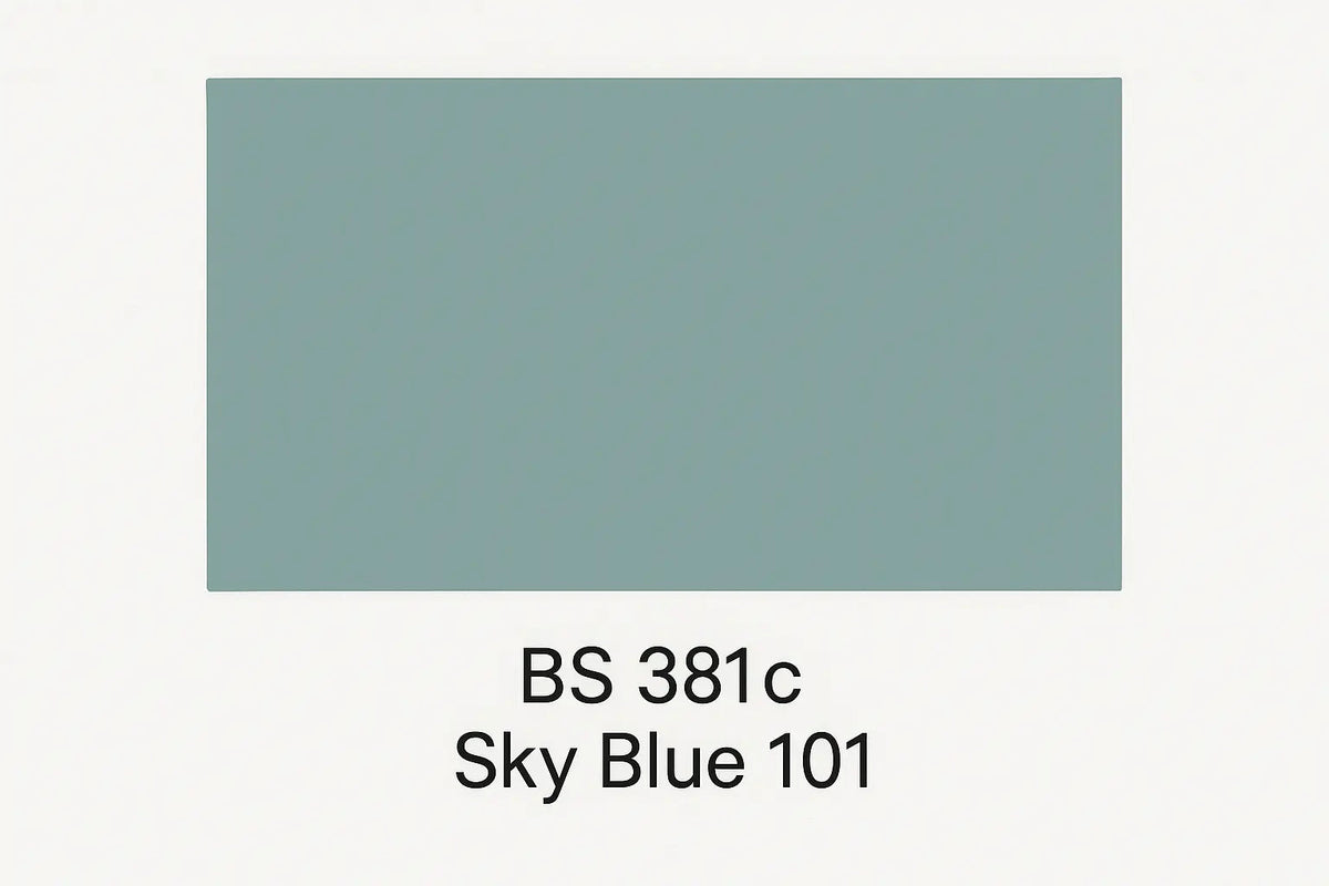 British Standard 381C 101 - Sky blue 400ml Aerosol Available in any Finish