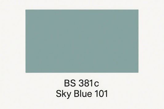 British Standard 381C 101 - Sky blue 400ml Aerosol Available in any Finish