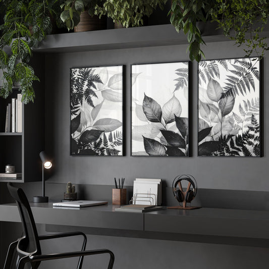 Reception Decoration | Set of 3 Botanical Wall art Prints