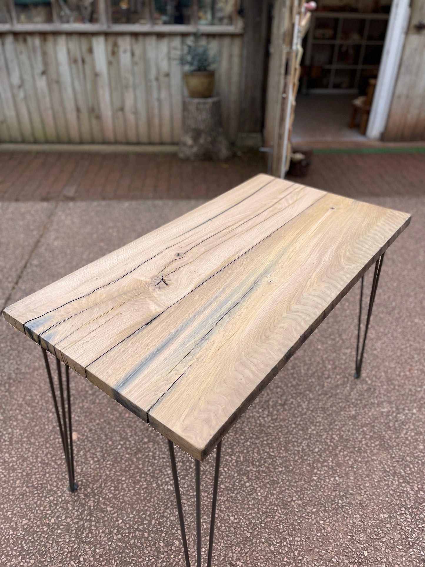 Reclaimed Plymouth Dry Dock Oak Table - Made to Measure