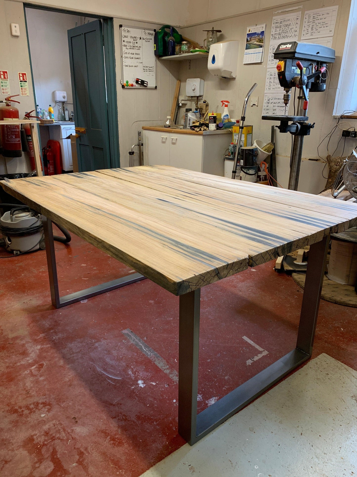 Reclaimed Plymouth Dry Dock Oak Table - Made to Measure