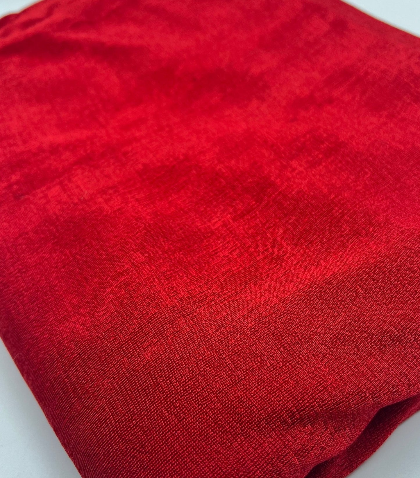 Red Acetate Slinky 4 Way Stretch Fabric