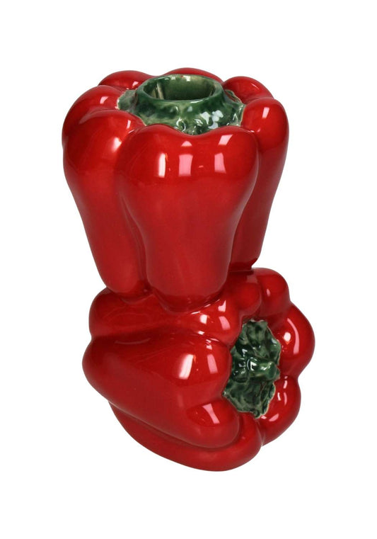 Red Bell Peppers Candle Holder