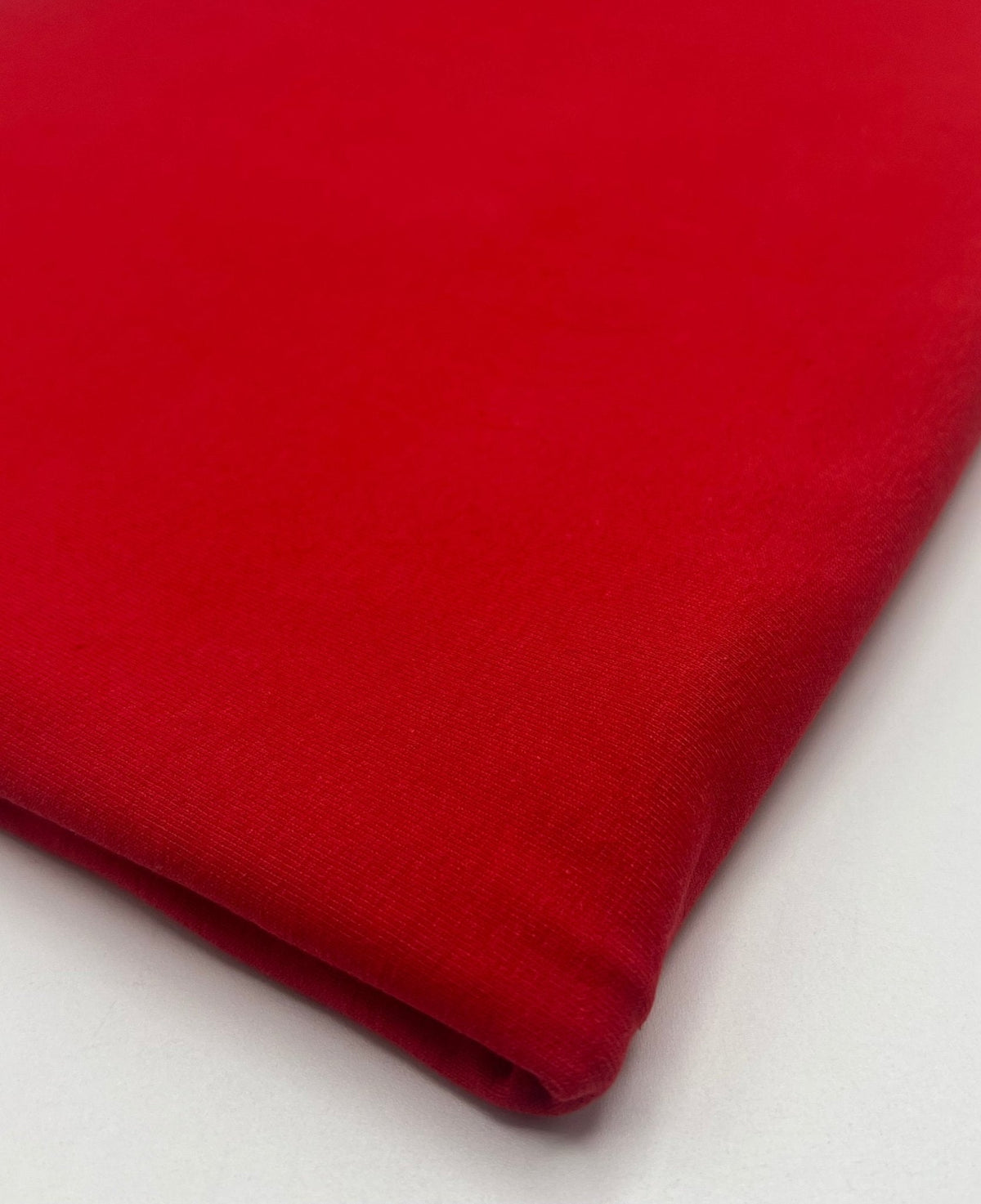 Red Cotton Stretch Jersey 200 GSM 95/5 Lycra 4 Way Stretch