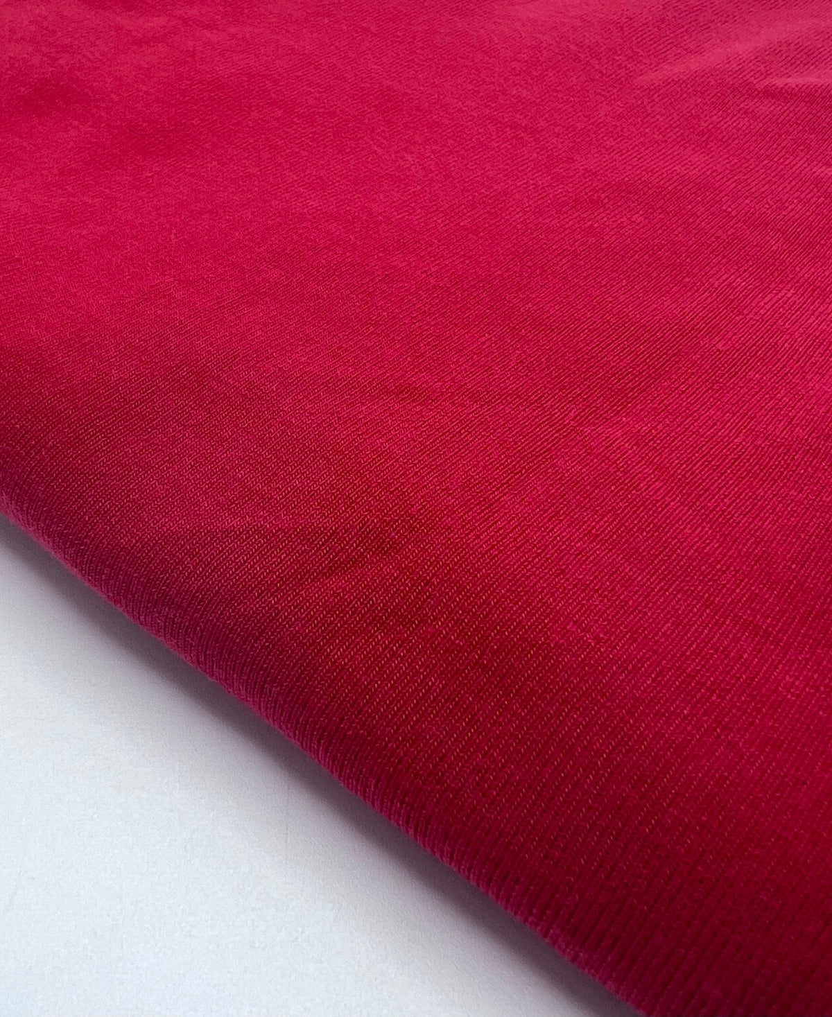 Red Lightweight Melange Knit Stretch Fabric