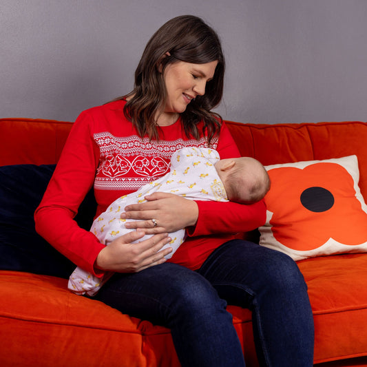 Christmas Breastfeeding Top