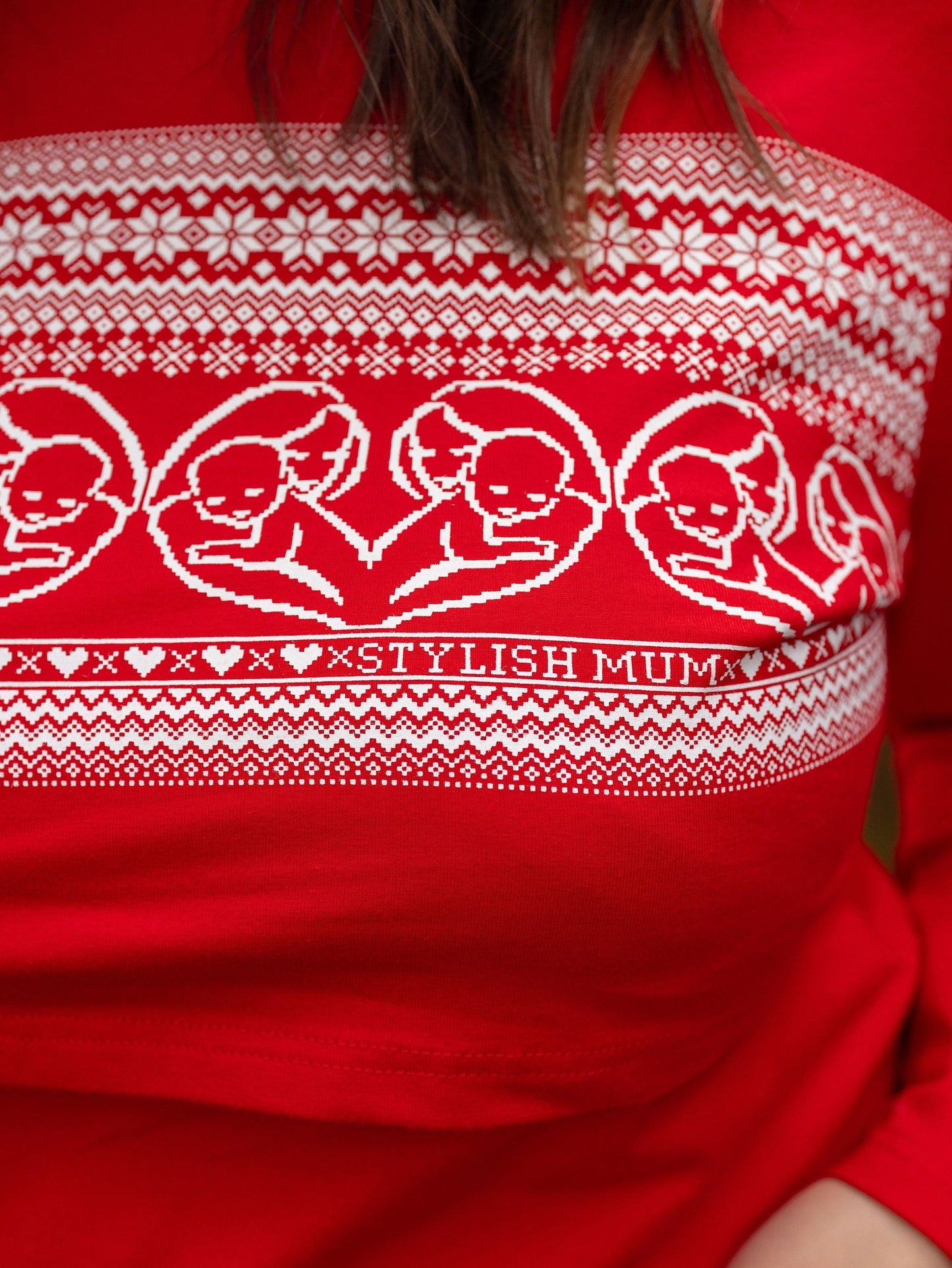 Christmas Breastfeeding Top