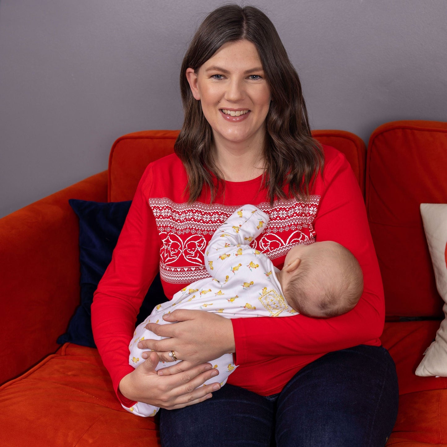 Christmas Breastfeeding Top