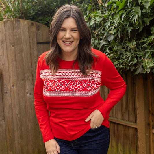 Christmas Breastfeeding Top