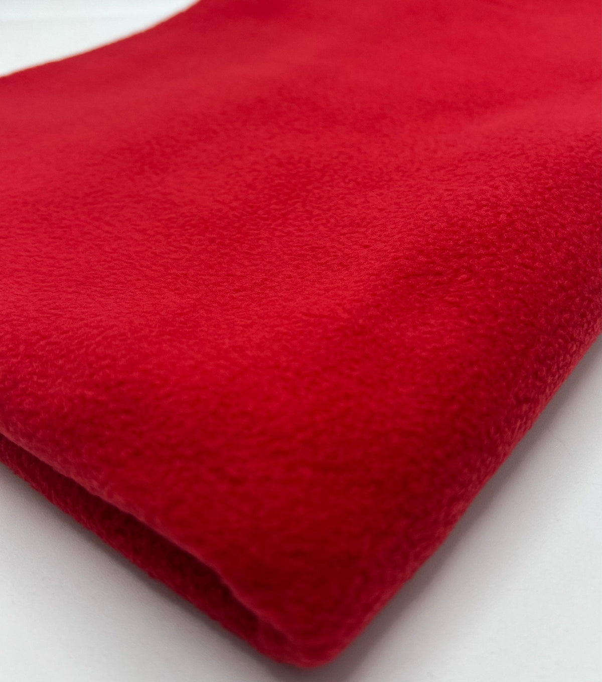 Red Plain Anti-Pil Polar Fleece Fabric Blanket Loungewear