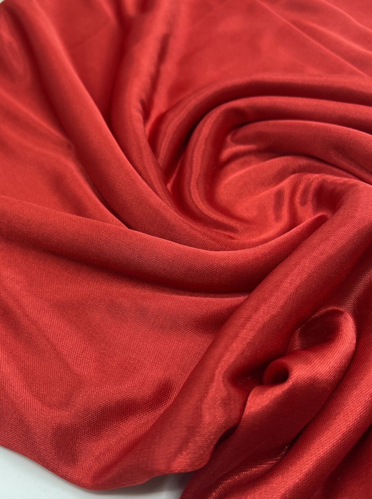 Red Satin Dress Craft Fabric