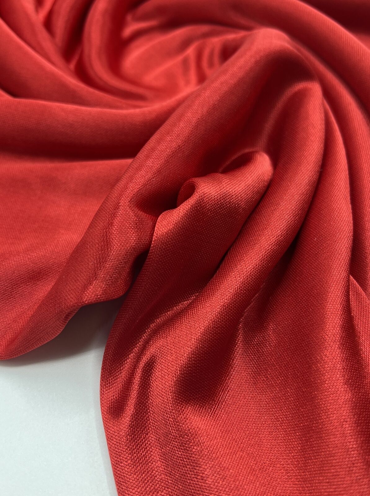 Red Satin Dress Craft Fabric