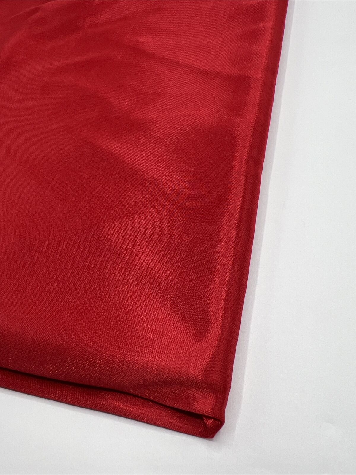 Red Satin Dress Craft Fabric