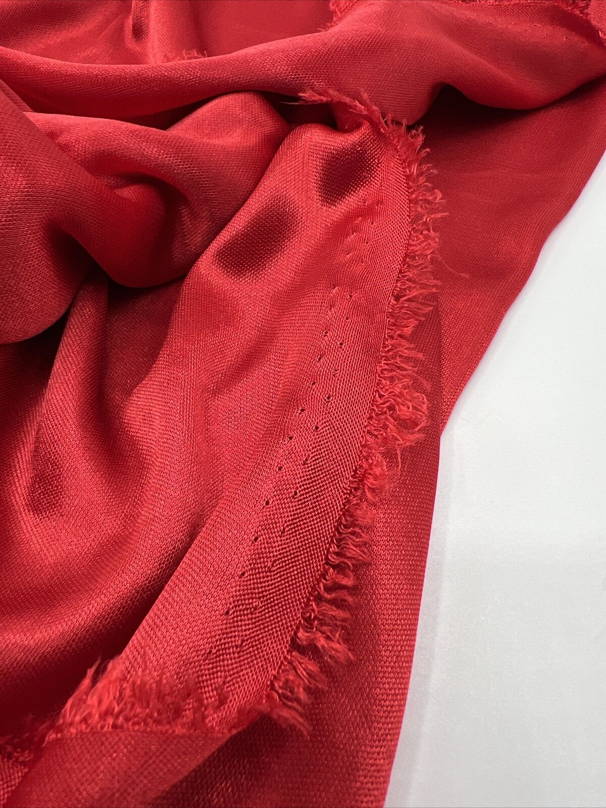 Red Satin Dress Craft Fabric