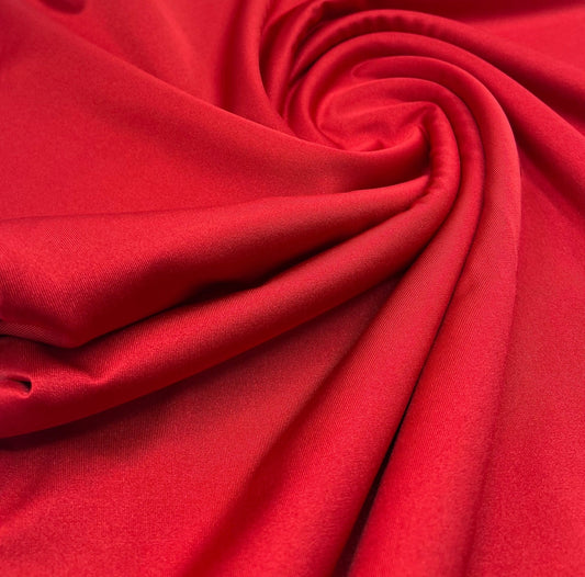 Red Swimwear / Sportswear 4 Way Stretch Fabric