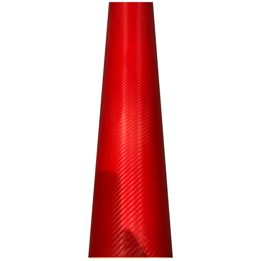 Red Carbon Fibre Vinyl Roll 700mm Wide