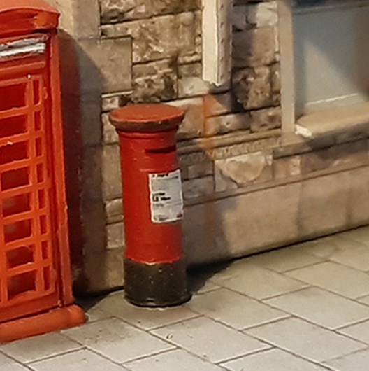 OO scale Ready to Paint ER II Pillar Box (Type B)