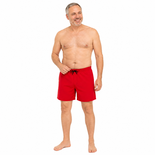Men's Eco Swim Shorts Red