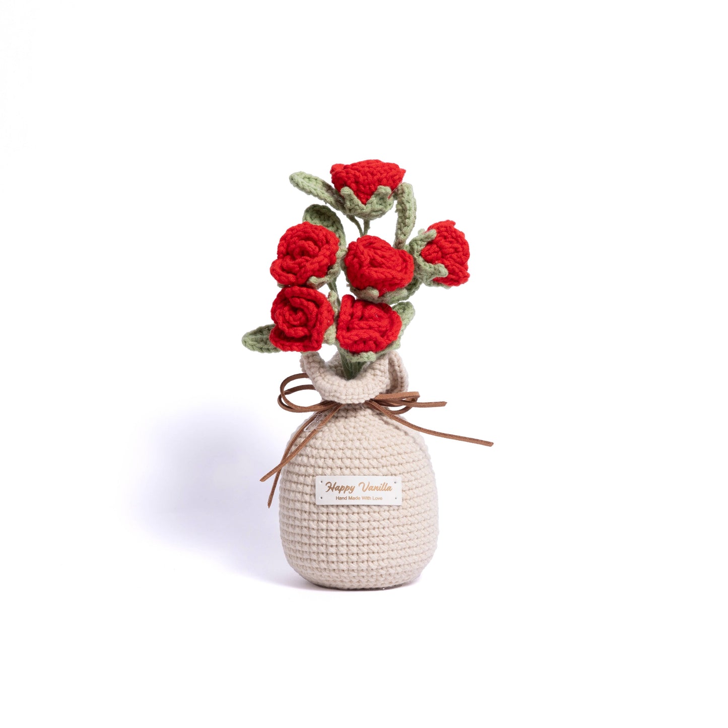 Cozy Heart Roses Table-top Plant