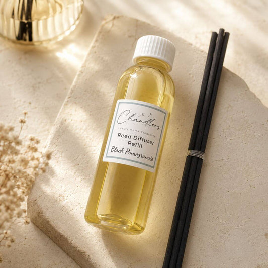 Luxury Reed Diffuser Refill - Long Lasting Home Fragrance