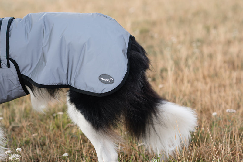 Luxe Waterproof Dog Coat 250g - Reflective Silver