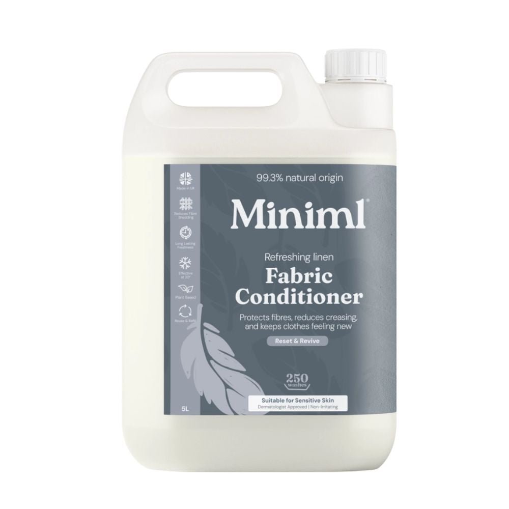 Refreshing Linen Fabric Conditioner – 5L Eco Refill for Soft, Static-Free Laundry