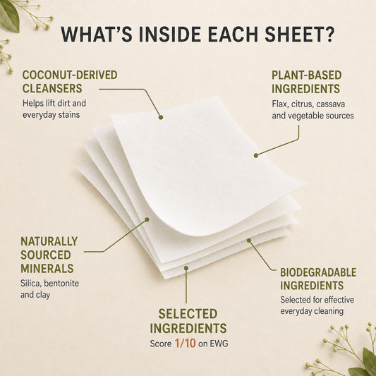 Re:gn Laundry Detergent Sheets | Plastic-Free, Eco-Friendly Washing | 64 Sheets