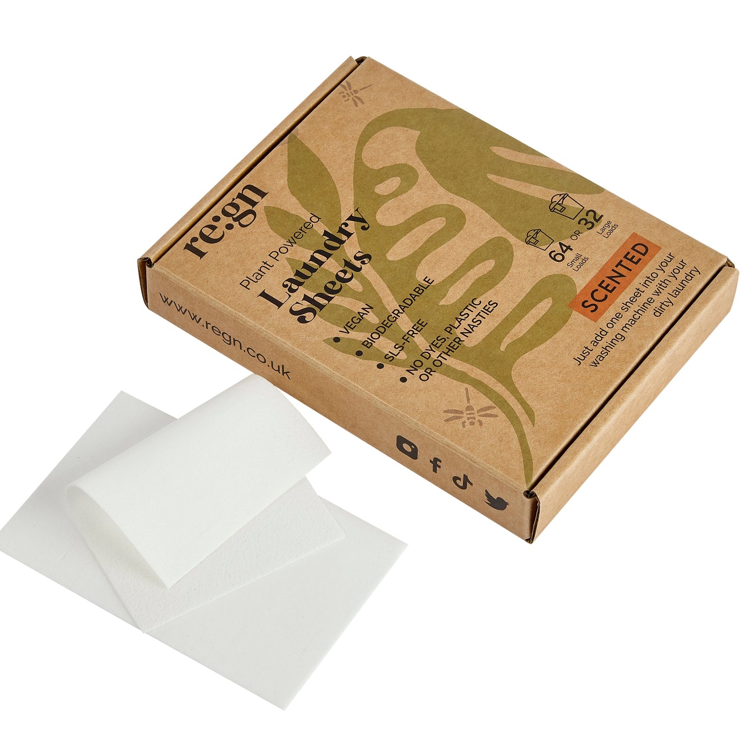 Re:gn Laundry Detergent Sheets Scented  - 1  Wash Sample