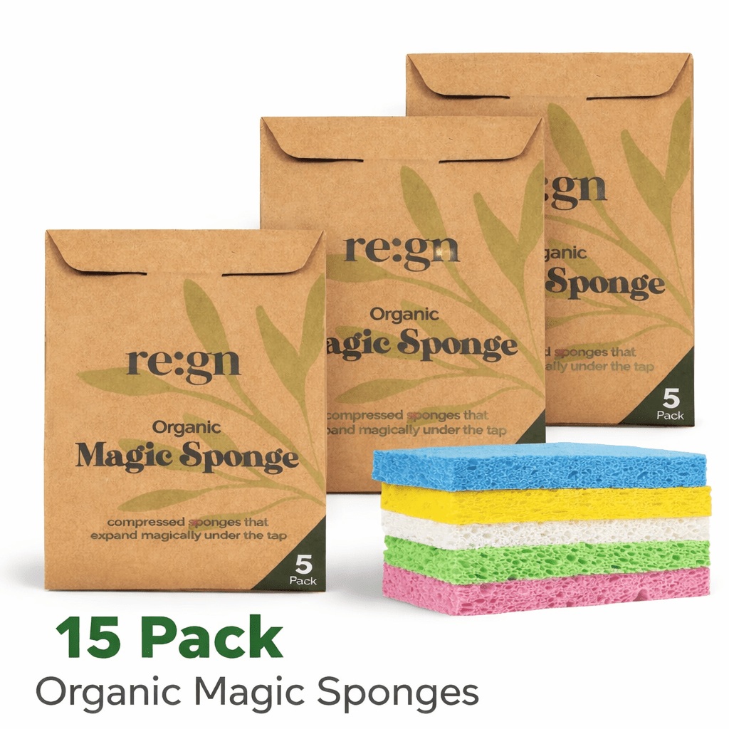 Re:gn Magic Compressed Plant-Based Sponges (5-Pack)