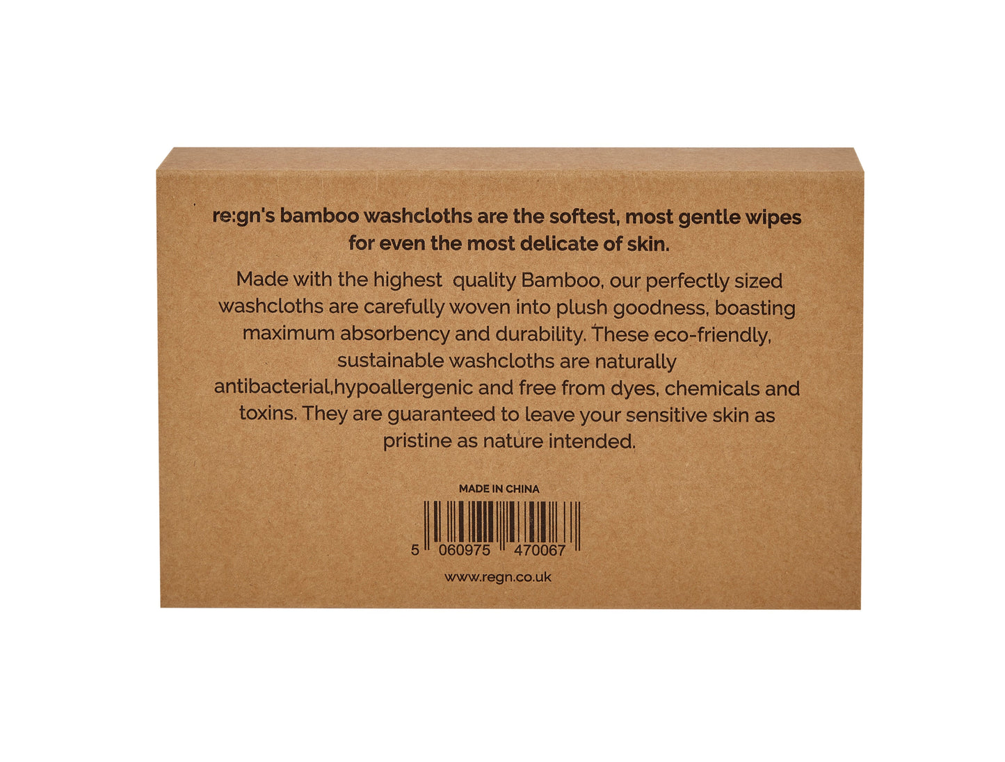 Organic Bamboo Face Cloths - 6 Pack