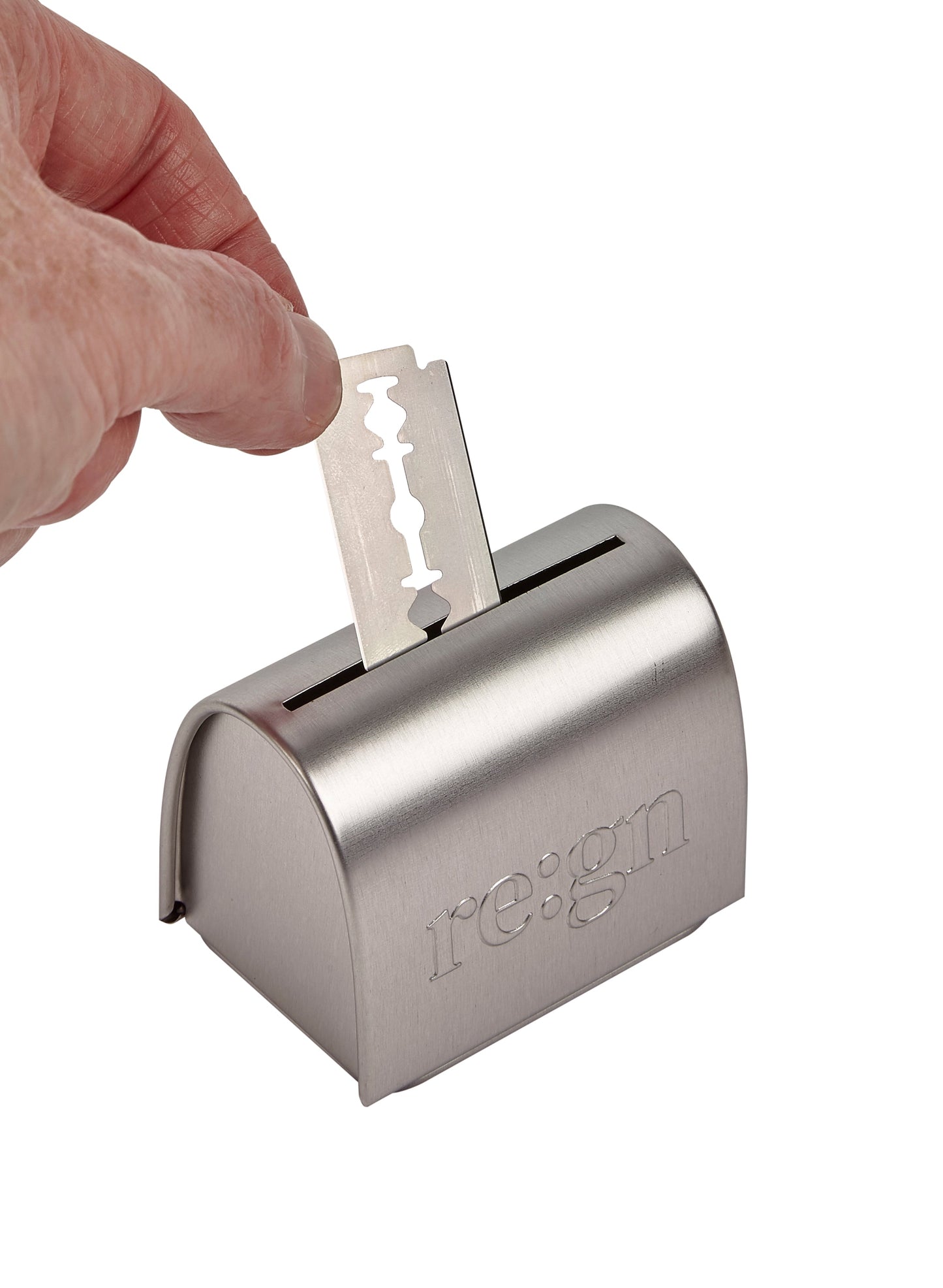 Safety Razor Blade Disposal Tin